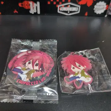 매쉬루 카파초 캔뱃지 & 고무마스 세트