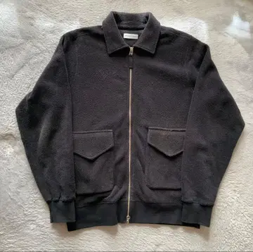 POP TRADING COMPANY 풀 집 스웨트 블랙