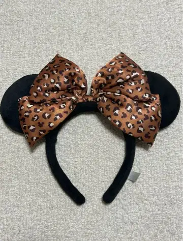 미니 레오파드 무늬 머리띠