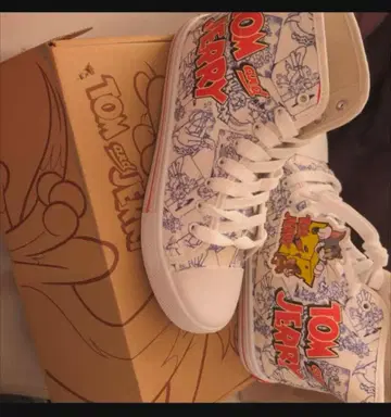 톰과 제리 하이컷 스니커즈 NEW