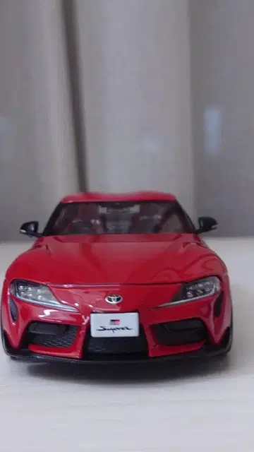 도요타 GR수프라 빨간색 컬러 샘플 미니카