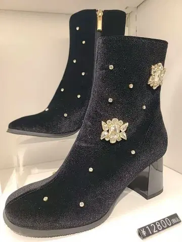 오리엔탈 트래픽 비쥬 x 라운드토 벨로아 부츠 숏부츠