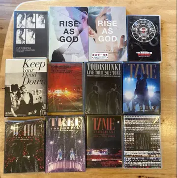 동방신기 DVD 12개 묶음 판매