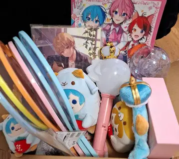 스토푸리 묶음 판매 응원봉 부채 봉제 인형 등 코론군 위주