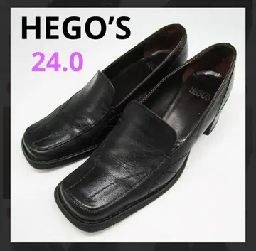 HEGO'S 로퍼 스퀘어토 이탈리아제 블랙 37