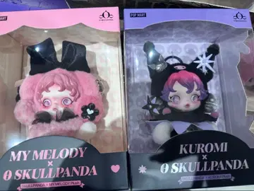 popmart 팝마트 스컬팬더 쿠로미 x 마이멜로디 세트