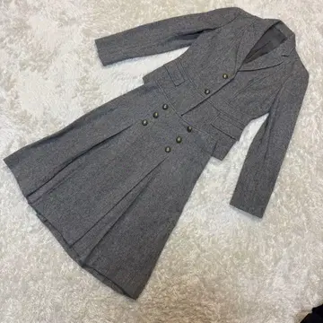 [ ANAYI ] 여성용 38 자켓 & 스커트 셋업 그레이