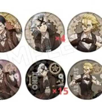 Dr.STONE 닥스토 투링 캔뱃지 Dr. 제노 총 19점