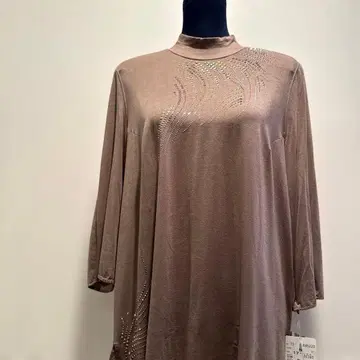 이타리야 LAMODAGOJI GK 하이넥 긴팔 상의 베이지