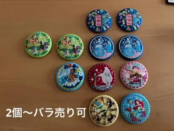 디즈니 자수 캔뱃지 2개 묶음 판매