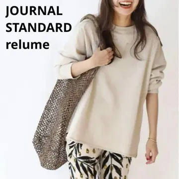 새상품급! 저널 스탠다드 relume 오버 사이즈 롱 맨투맨