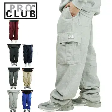 [ XL ] 프로클럽 맨투맨 카고 팬츠 드로 코드