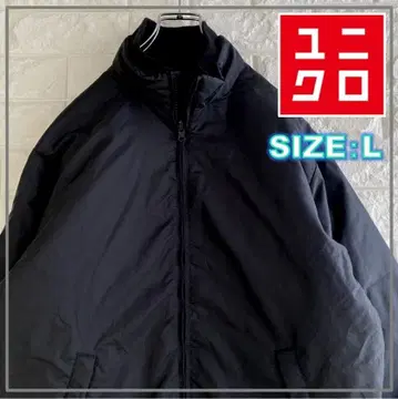 유니클로 경량 프리미엄 다운 자켓 블랙 L 4431