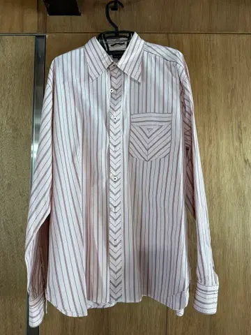 [ 레어 XL ] 폴스미스 컬렉션 스트라이프 셔츠 디자인 절개 일본제