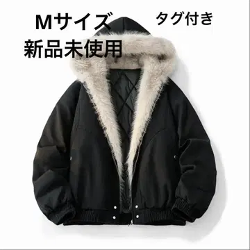 2025 가을/겨울 트렌드 퍼 후디 숏 자켓 M 사이즈