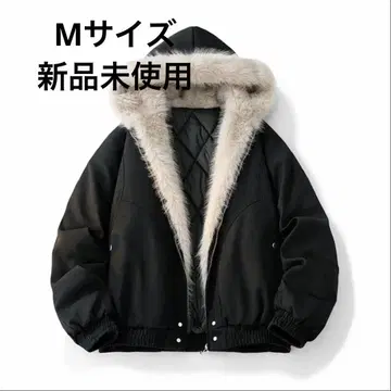 2025 가을/겨울 트렌드 퍼 후디 숏 자켓 M 사이즈