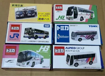 토미카 버스 시리즈 6대 세트