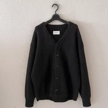 캘리포니아 런치하우스 남성용 모헤어 혼방 가디건 블랙