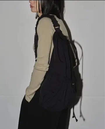 TODAYFUL Nylon gathered bag 블랙 백팩