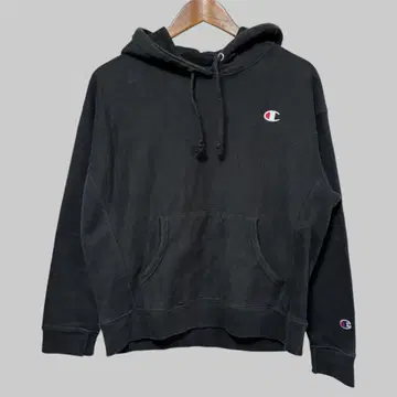 챔피온 챔피온 단색 택 복각 리버스 위브 짧은 기장 후드티