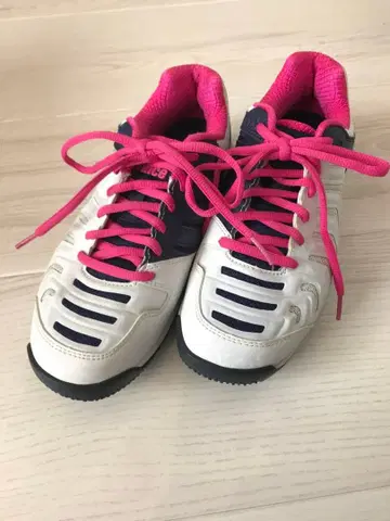 프린스 테니스화 여성용 화이트/네이비/핑크