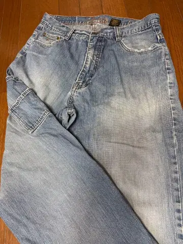 청바지 avirex W32/L32 라이트 블루 스트레이트 데님 팬츠