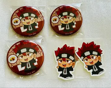 매쉬루 호시가리상 캔뱃지 스티커 도트