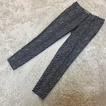 [ MICHAEL KORS ] 여성용 2 스트레이트 팬츠 블랙 x 화이트