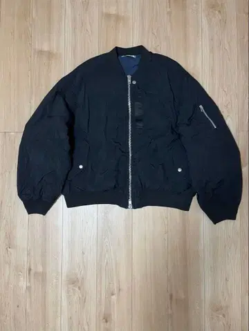 SANDINISTA 블랙 MA-1 자켓