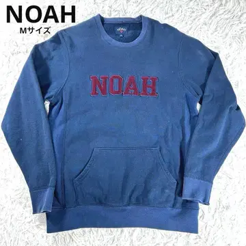 NOAH 노아 네이비 맨투맨 트레이닝복 M 로고