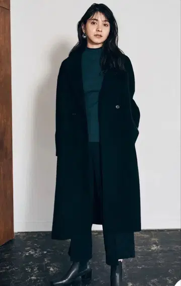 YECCA VECCA 예카베카 P. 슬릿 디자인 더블 코트