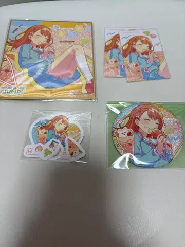 프로세카 글리터 캔뱃지 에피카 하나사토 미노리 색지 벌스데이