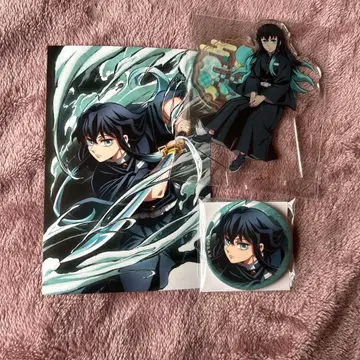 귀멸의 칼날 토키토 무이치로 아크릴 스탠드 엽서 캔뱃지