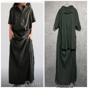 patterntorso 셔츠 원피스 완판템 XL