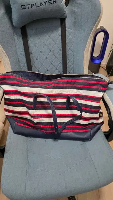 타미힐피거 보스턴 백 스트라이프