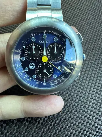 GSX SMART 크로노그래프 손목시계 다크 블루 레트로