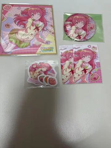 프로세카 글리터 캔뱃지 에피카 모모이 아이리 색지 벌스데이