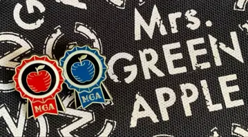 Mrs. GREEN APPLE 핀 배지