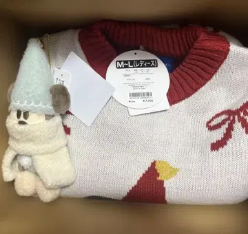 리루린린 세트 스웨터 인형 배지 디즈니 리조트