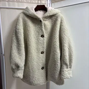 Bonjour 보아 후드 자켓 리버서블