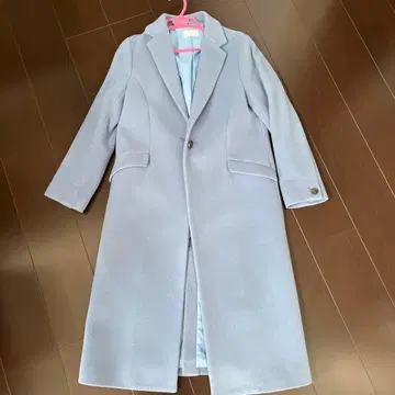 라이트 그레이 롱 코트