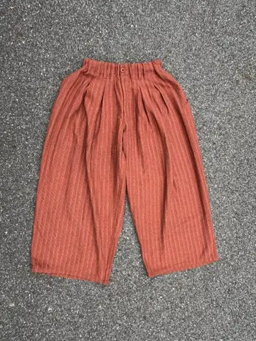 Perushu 풀 렌즈 와이드 팬츠