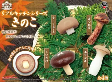 리얼 주방 시리즈 버섯 모양 4종 세트