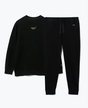 BAKUNE 맨투맨 롱 슬리브 팬츠 L 블랙