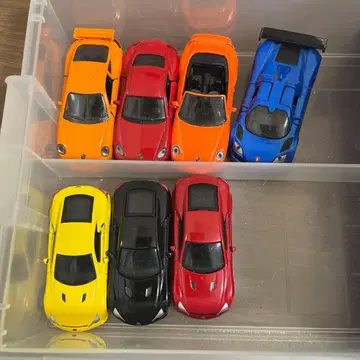 미니카 7대 세트 컬러풀