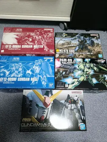 건담 프라모델 세트 GUNDAM Mk-II 외 5점