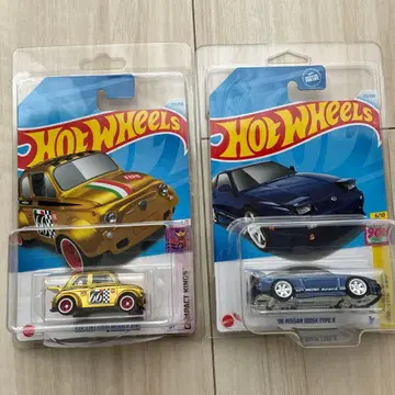 Hot Wheels Fiat500&Nissan180SXType X STH