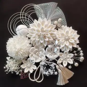 츠마미세이 공예 머리 장식 성인식 결혼식