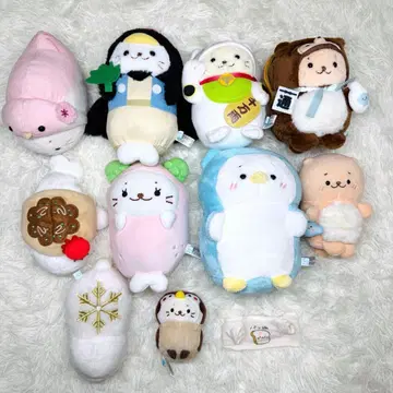 레어 새상품급 시로땅 봉제 인형 마스코트 세트