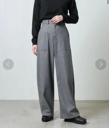 MARW UNITED ARROWS 플란넬 하이웨스트 팬츠 38